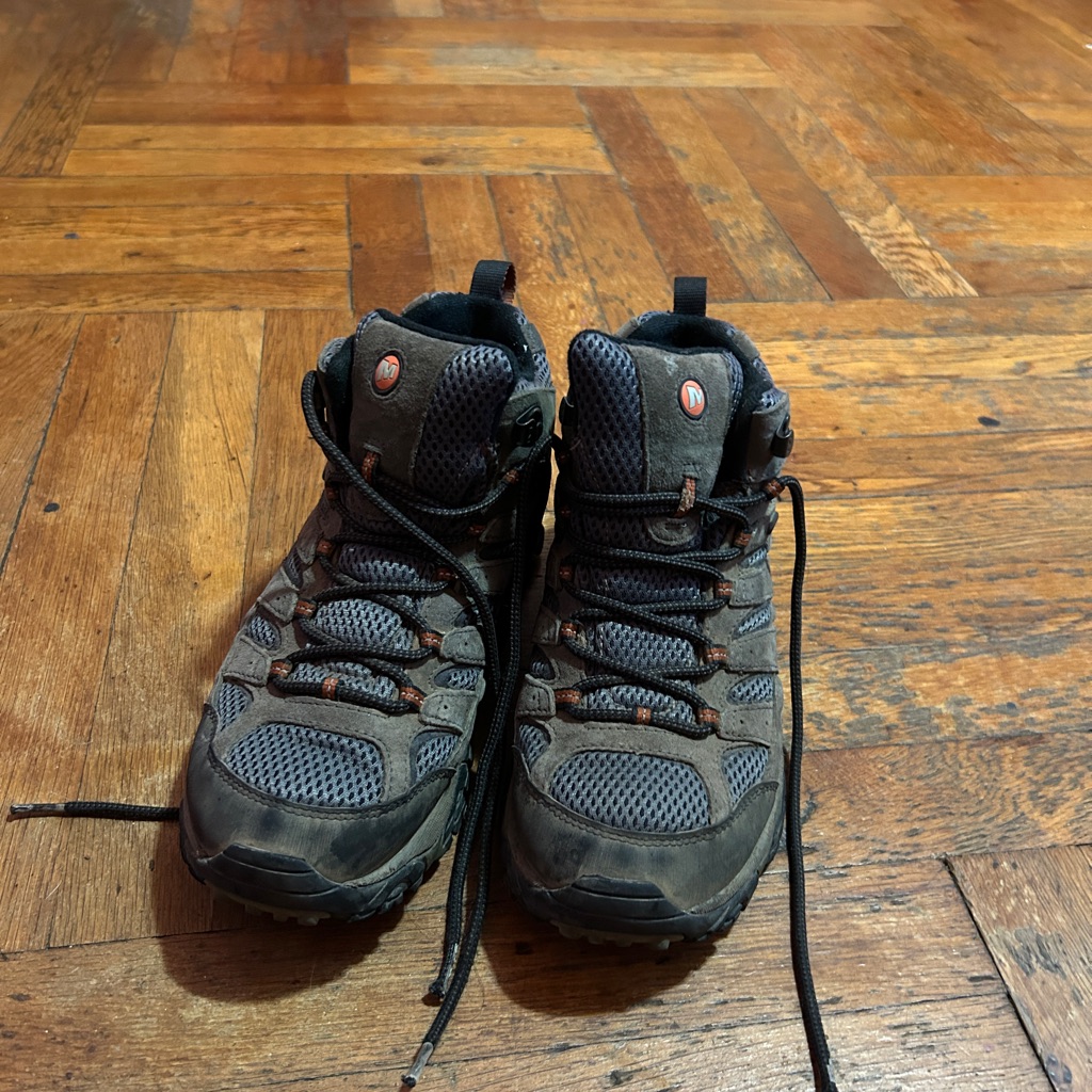 Merrell Black And Gray Outdoor Boots